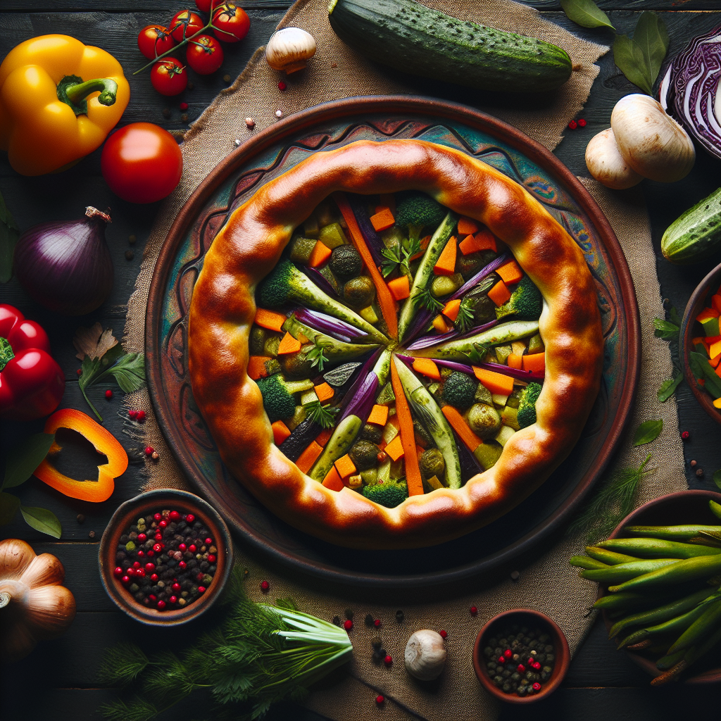 Ечпочмак з овочами