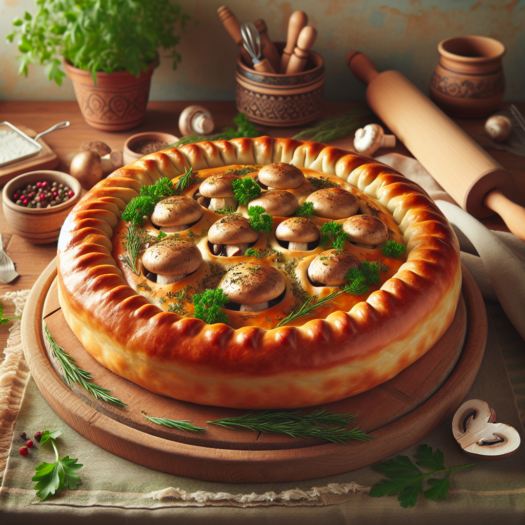 Ечпочмак з грибами